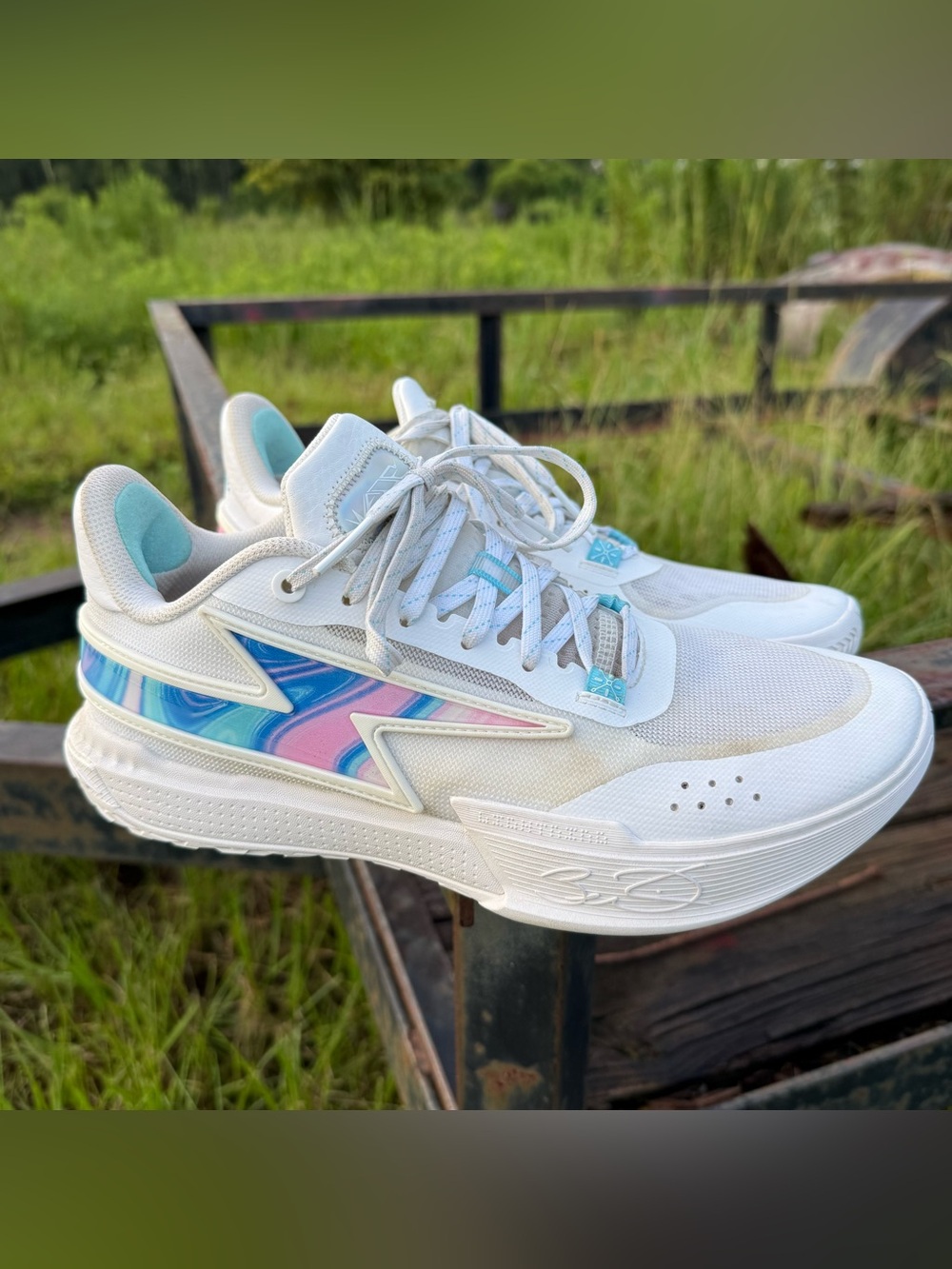 Lining Li-Ning Way of Wade Wow Flash Raz Fuego White Men’s 9 Women’s 10.5 Shoes